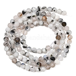 Бусины из натурального радужного лунного камня&nbsp;G-B175-D24-3mm