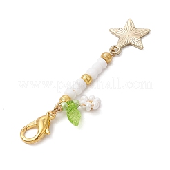 Подвесные украшения из сплава эмали&nbsp;HJEW-MZ00087