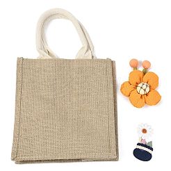 Shopper in juta manici in morbido cotone interno laminato&nbsp;ABAG-F003-03