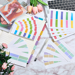27 feuille de 4 styles d'onglets d'index en papier&nbsp;OFST-SP0001-02
