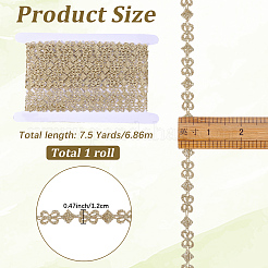 7.5 Yards Polyester-Spitzenbesatz&nbsp;SRIB-GF0001-54C