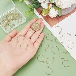 40 шт. ионное покрытие (IP) крючки для сережек из нержавеющей стали 304&nbsp;STAS-UN0036-42