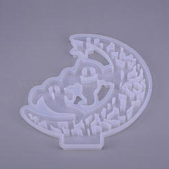 Stampi in silicone fantasma castello fai da te di halloween&nbsp;DIY-WH0177-12