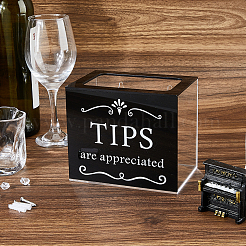 Акриловые коробки для хранения советов пожертвований&nbsp;CON-WH0099-83B