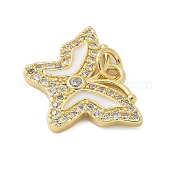 Латунные микро проложить кубического циркония подвески&nbsp;KK-P293-10G