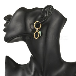 Orecchini a cerchio huggie in acciaio inossidabile 202&nbsp;EJEW-JE07392-02