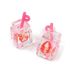 Подвески из эпоксидной смолы с имитацией напитка&nbsp;CRES-XCP0001-34