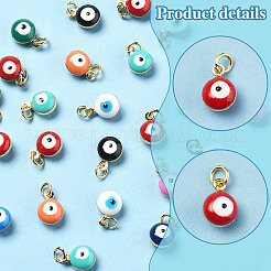 26шт латунные эмалированные подвески&nbsp;KK-FS0001-70