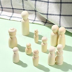 29 шт. 29 стиля незаконченная деревянная кукла схима&nbsp;WOOD-CJ0002-53