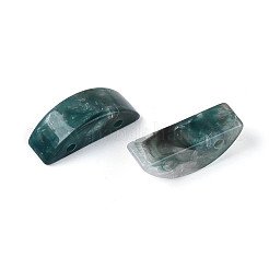 Двухцветные непрозрачные акриловые бусины&nbsp;OACR-N157-01