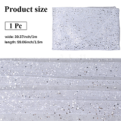 1 m Pailletten-Polyester-Organza-Stoffe&nbsp;DIY-CY0001-84E