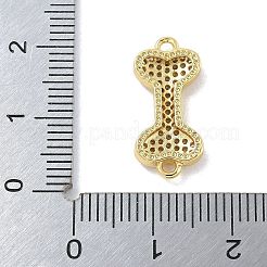 Стойка покрытие латунь микропаве прозрачный кубический цирконий кость соединительные подвески&nbsp;KK-A234-059G