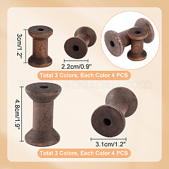 24 шт. 6 вида деревянных пустых катушек для проволоки&nbsp;TOOL-PH0001-82