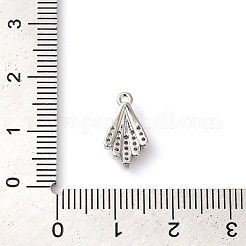 Латунные микропаве прозрачные кубические циркониевые подвески&nbsp;KK-G503-43P