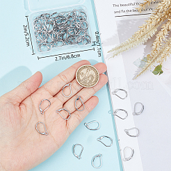 80 шт. фурнитура для сережек из нержавеющей стали 304&nbsp;STAS-BBC0004-10P