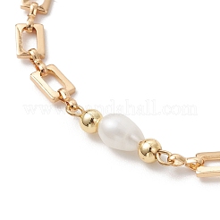 Браслеты из латунных цепей для женщин&nbsp;BJEW-JB13027