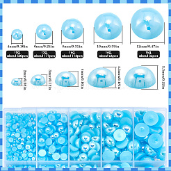 70 г 5 стиля АБС пластик имитация жемчуга кабошоны&nbsp;OACR-SC0001-45F
