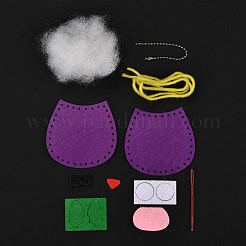 DIY Сова нетканые комплекты брелков с вышивкой&nbsp;DIY-F071-04