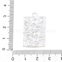 304 Edelstahl mit synthetischen türkisfarbenen Anhängern&nbsp;STAS-H253-01B-S