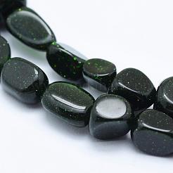 Sintetici verde perline Goldstone fili&nbsp;G-K203-37