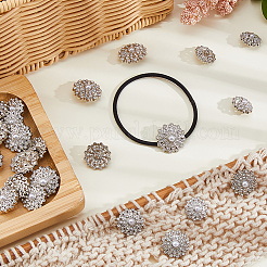 24 Stück 3 Stile Legierung Strass Schaftknöpfe&nbsp;BUTT-HS0001-05P