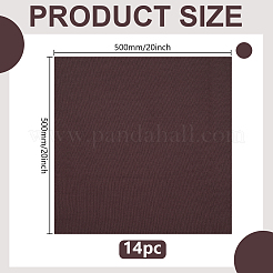 7 pièce de tissu en coton uni&nbsp;AJEW-WH0481-631D