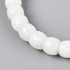 Stretcharmbänder aus natürlichem Hetian-Jade&nbsp;BJEW-Q100-01