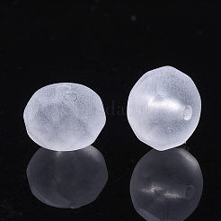 Прозрачные матовые акриловые бусины&nbsp;FACR-N004-003