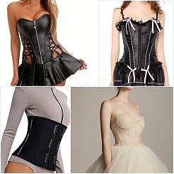 5м спиральный корсет из нержавеющей стали 201 с косточками&nbsp;DIY-GF0009-19A