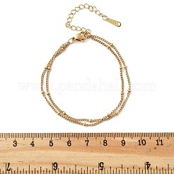 Многорядные браслеты из нержавеющей стали 304&nbsp;BJEW-Q051-02G-A