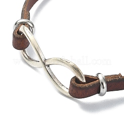 Braccialetti Infinity in lega di stile tibetano&nbsp;BJEW-JB09336-02