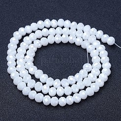 Chapelets de perles en verre électroplaqué&nbsp;LS-EGLA-A044-P4mm-B01