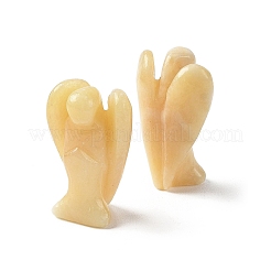 Figurines d'anges sculptées en jade jaune naturel&nbsp;GG-CBA9C2C-A11