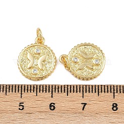 Латунные микро проложить кубического циркония подвески&nbsp;KK-A269-18G