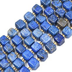 Natürlicher Lapislazuli Perlenstränge&nbsp;G-F832-A11-01