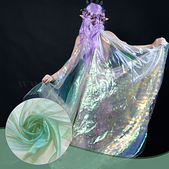 Лазерная полиэстеровая сетчатая ткань для поделок своими руками&nbsp;DIY-WH0888-06C