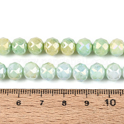 Антикоррозийные гальванические стеклянные бусины&nbsp;GLAA-N010-8mm-13