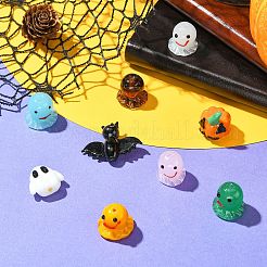 9 шт. 9 стиля бусины ручной работы в стиле лэмпворк на тему Хэллоуина&nbsp;LAMP-CJ0002-62