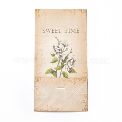 24 stücke 4 stile retro rechteck blume papiertüten&nbsp;CARB-G009-01