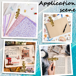 Зажим для закладки в форме руки из сплава&nbsp;AJEW-CP0006-94A-AG