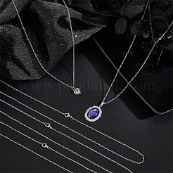 Ожерелья из нержавеющей стали 304 с цепочкой из троса&nbsp;NJEW-UN0001-45P