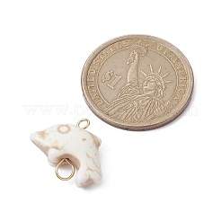 Подвески из синтетической бирюзы&nbsp;PALLOY-JF02372-01