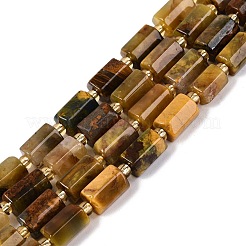 Natürliche Tiger Quarzperlen Stränge&nbsp;G-Q608-25