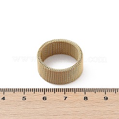 201 перстень из нержавеющей стали&nbsp;RJEW-H242-01B-G