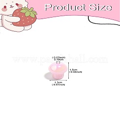 Непрозрачные акриловые бусины&nbsp;FIND-CJC0010-85