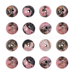 Kits de fabrication de bracelets extensibles en perles de rhodonite naturelle bricolage&nbsp;DIY-CJ0001-21A