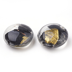 Perle in vetro lavorato a mano in oro e argento&nbsp;LAMP-S188-08