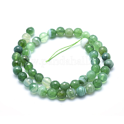 Натуральный полосатый агат / полосатый агат&nbsp;G-J371-11-12mm