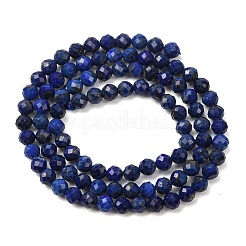 Natürlicher Lapislazuli Perlenstränge&nbsp;G-F596-15-4mm