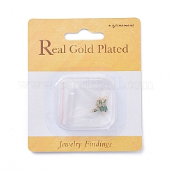 Латунь подвески циркония кубической&nbsp;X-KK-T038-367G-02